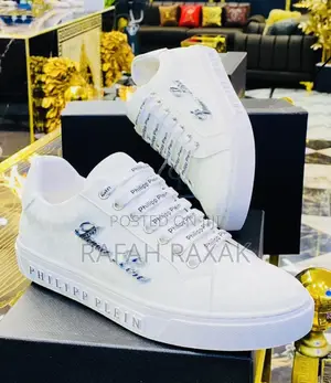 Original Premium Luxury PHILIPP PLAIN Italian Sneakers