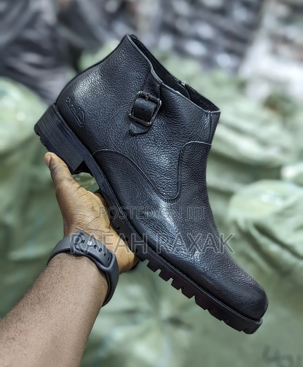 Original Men’S Clarks Premium Leather Ankle Boots