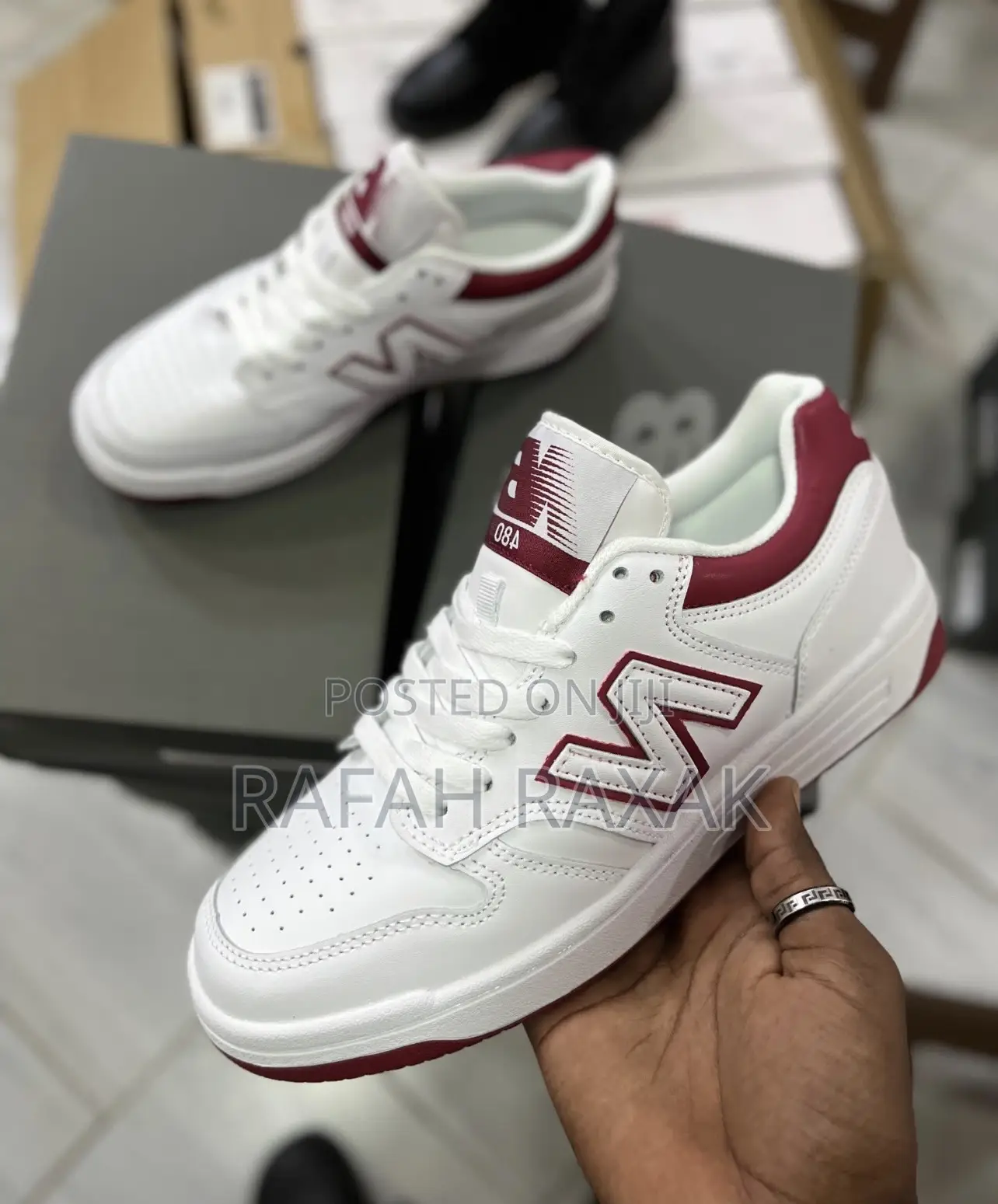 Original White Men’S New Balance 480 Sneakers