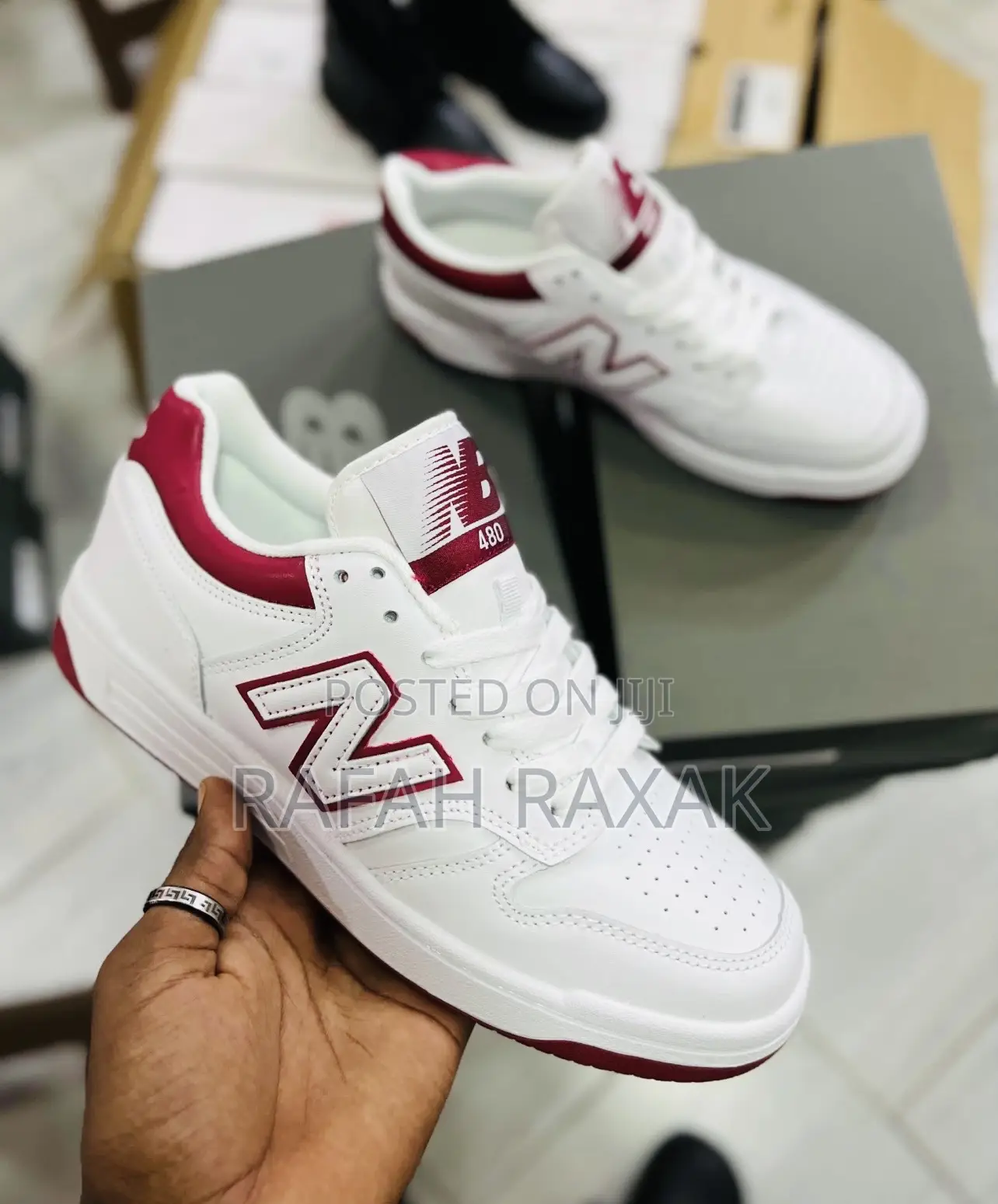Original White Men’S New Balance 480 Sneakers