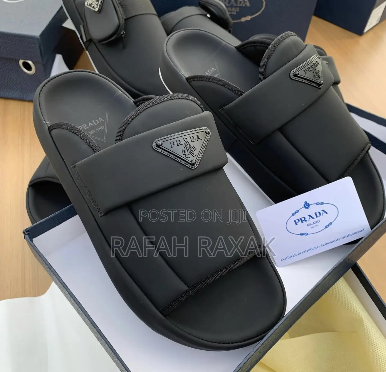 Original Men’S Prada Luxury Designer Sandals