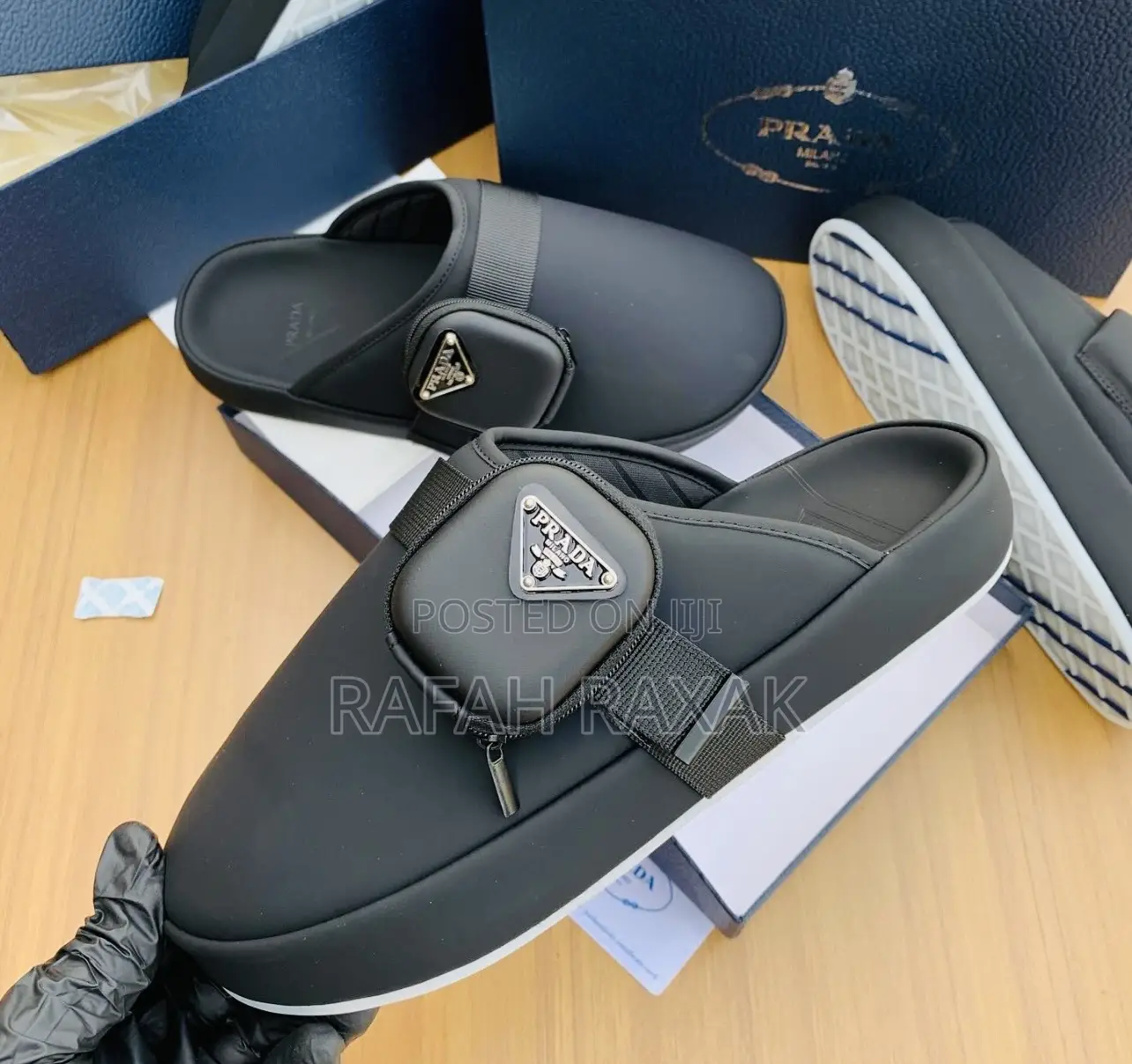 Original Men’S Fashion Luxury Comfortable Prada Sandals