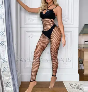 Photo - Women's Lingerie Bodysuit High Waist Patterned