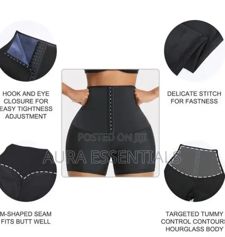 Women's Yoga Shorts Fitness High Waist Tummy Trimmer