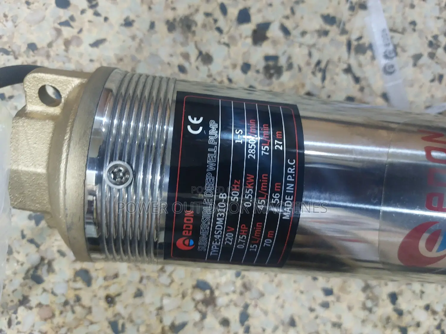 70 Metre / 210 Feet Edon Submersible Water Well Pump
