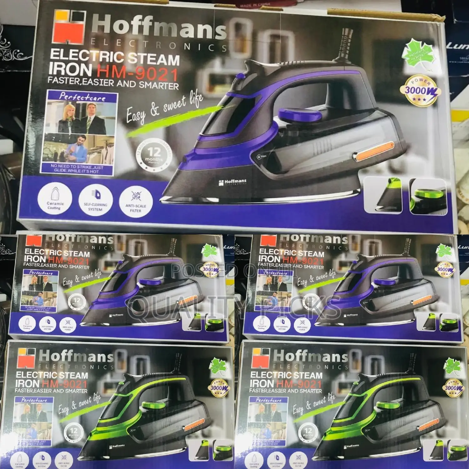 Hoffman's Electric Steam Iron