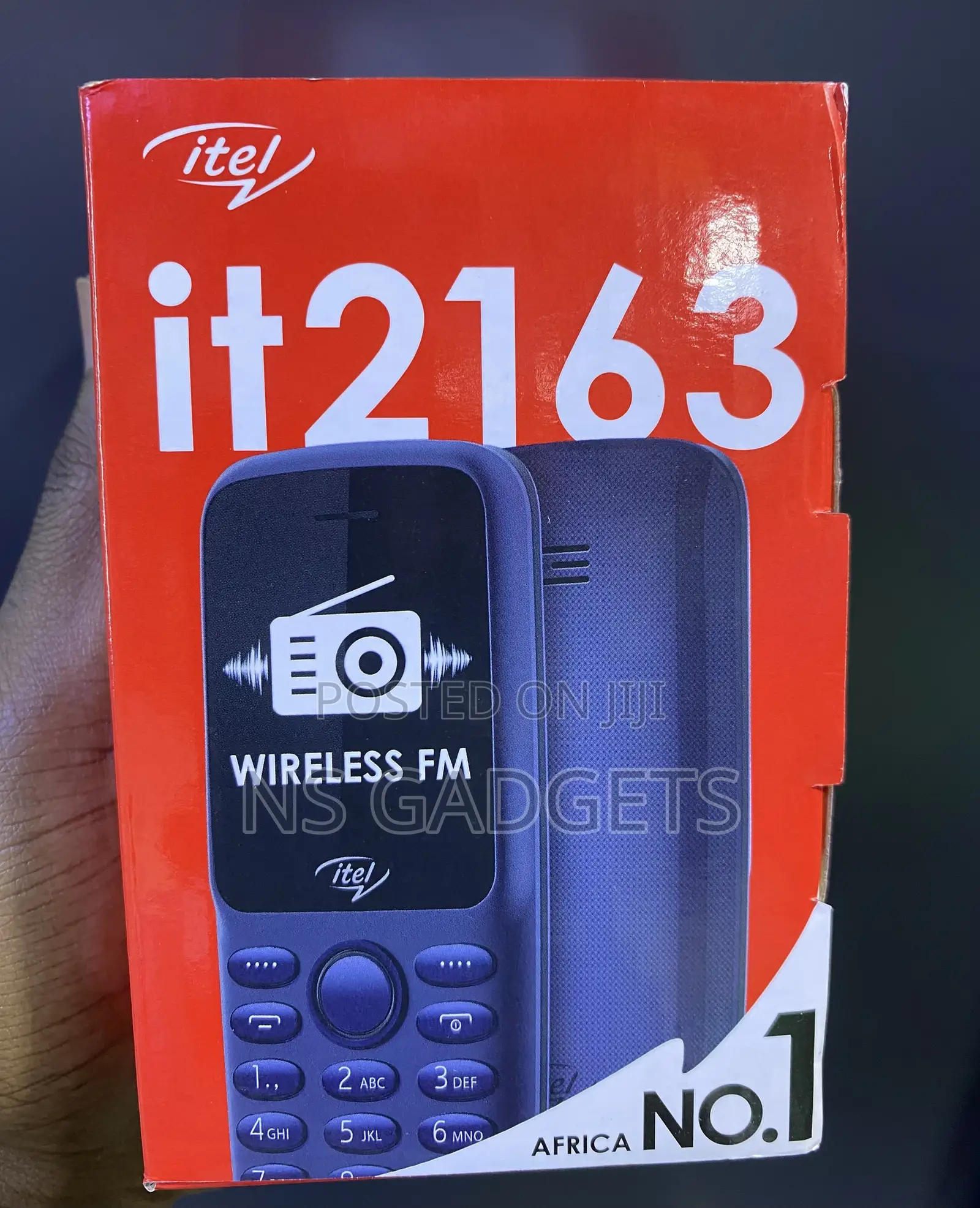 New Itel it2163 Black