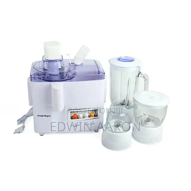 DSP 4 in 1 Glass Food Processor, Extractor,Mixer , Blender .