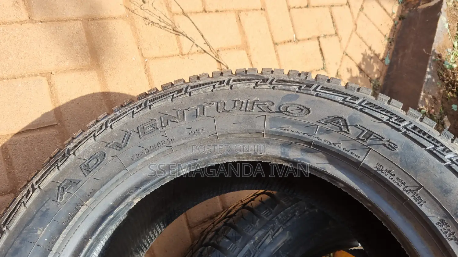 265/60r18 Gt Adventuro Made in Indonesia
