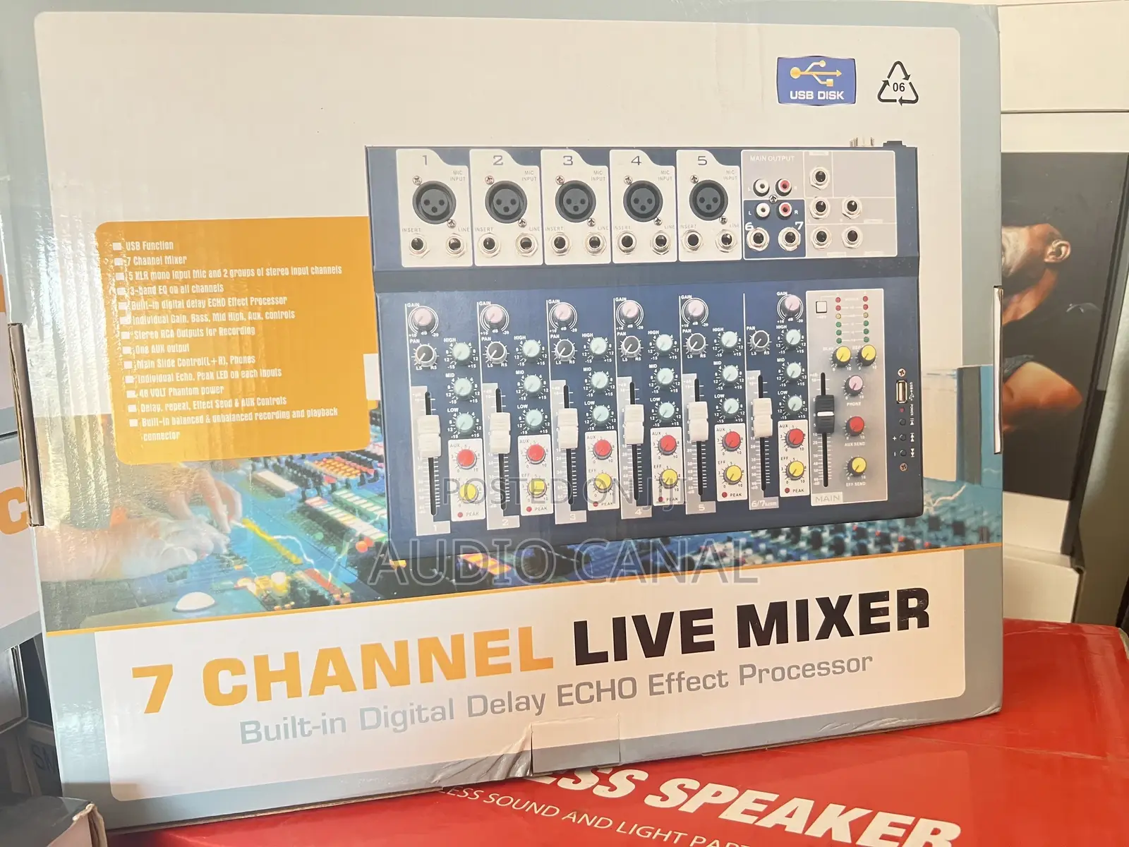 7 Channel Live Mixer