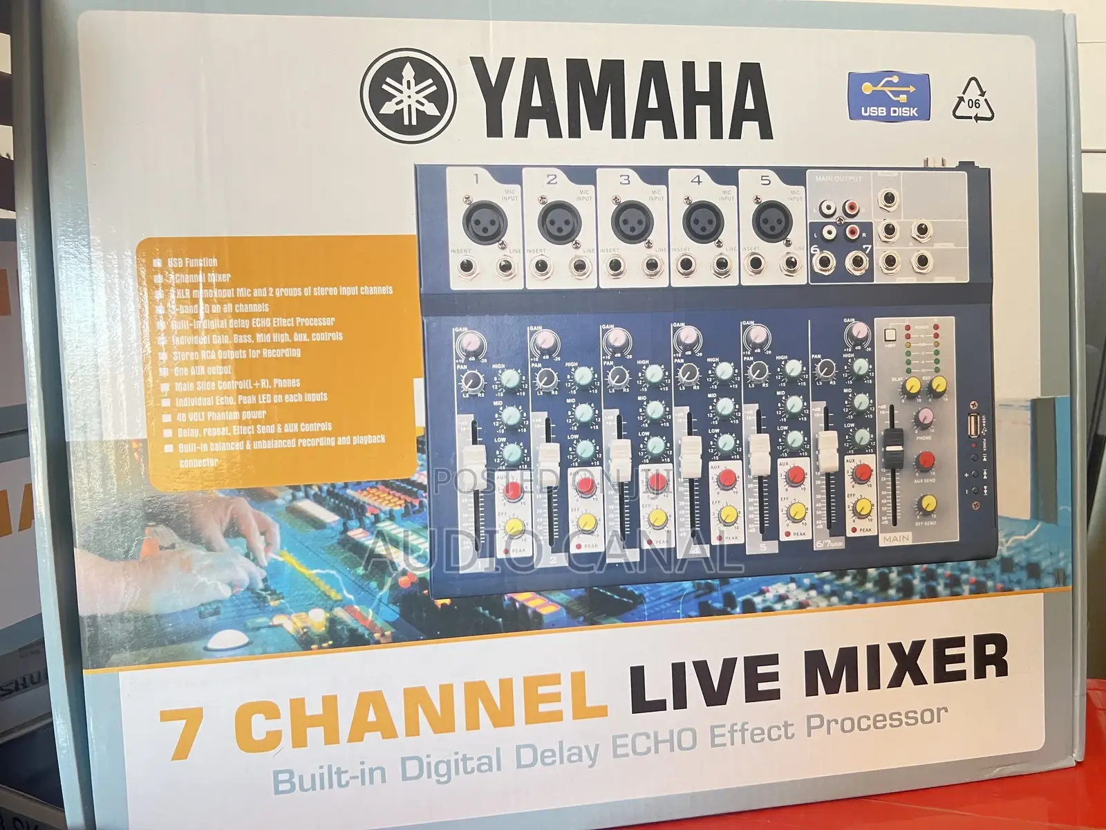 7 Channel Live Mixer