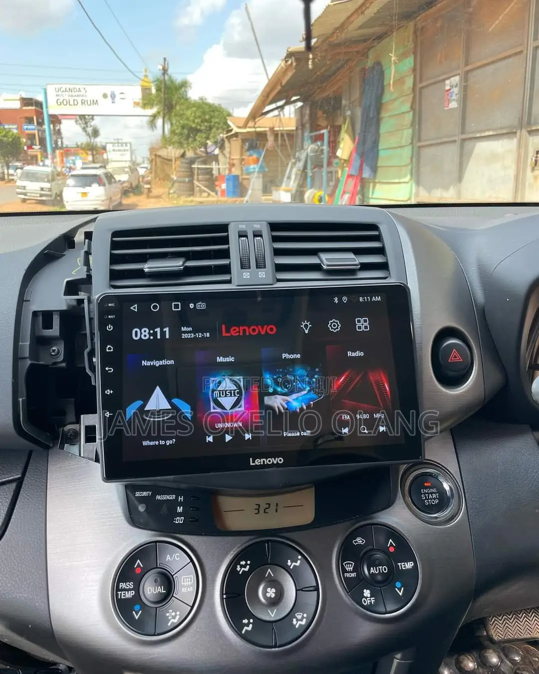 Lenovo Radio for Vanguard or Rav4 Toyota
