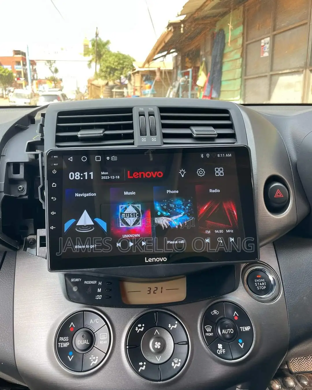 Lenovo Radio for Vanguard or Rav4 Toyota