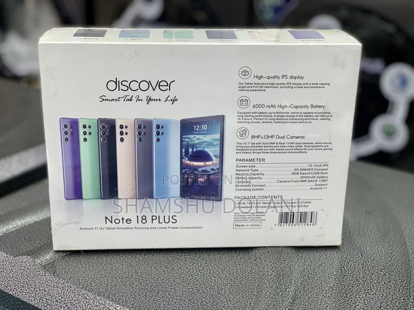 New Discover Note 18 Plus 512 GB