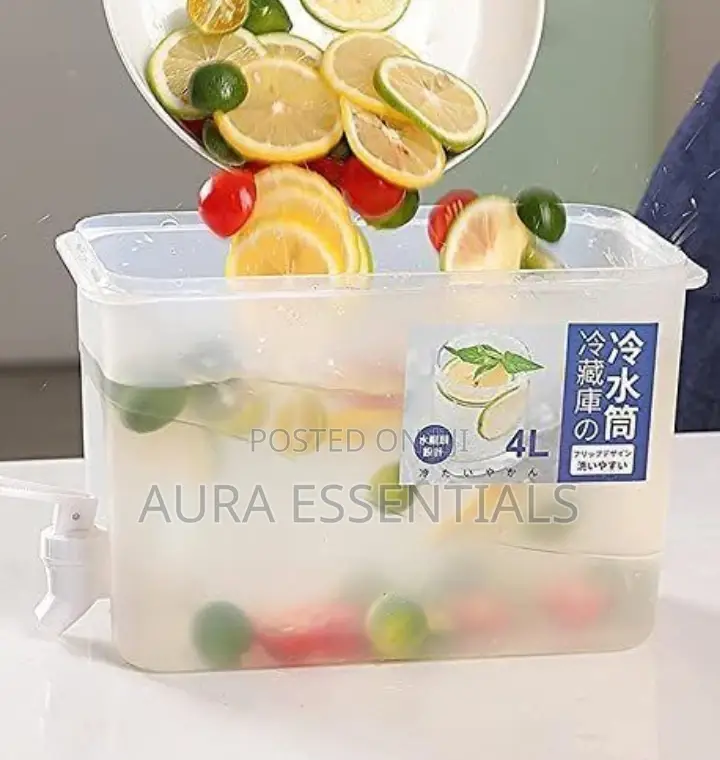 2L Fridge Beverage Dispenser With Faucet