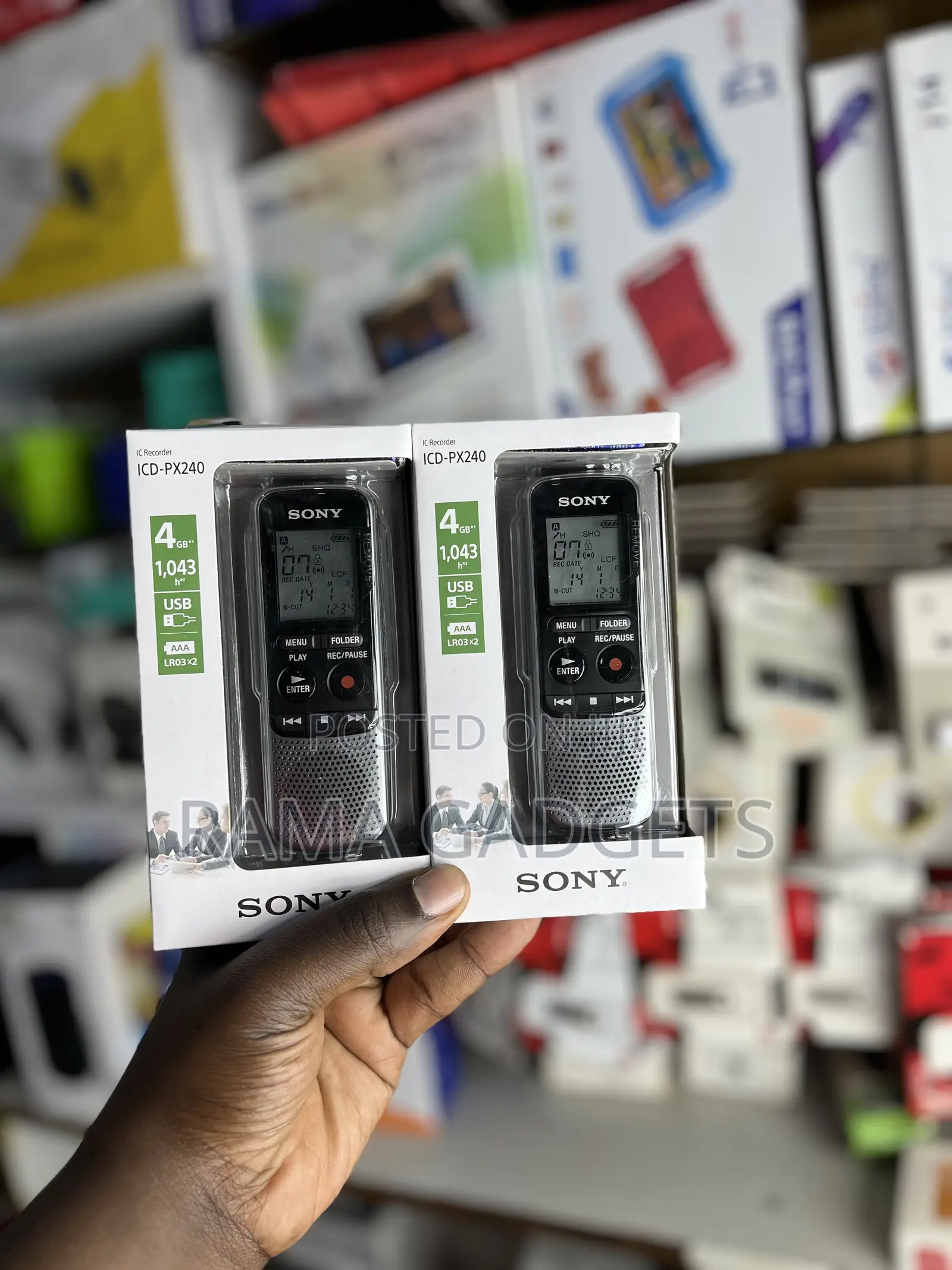 Sony Digital Voice Recorder ICD-PX240 With Earphone