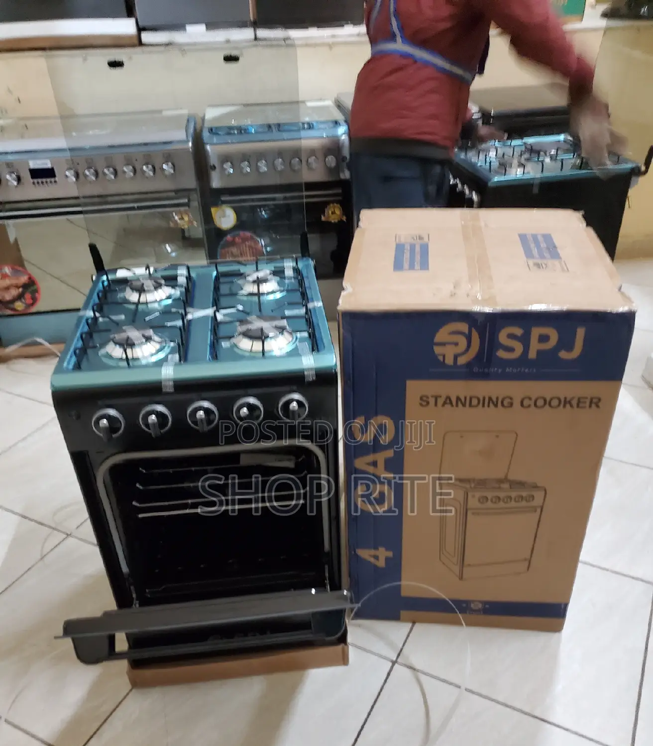 SPJ Cooker 4 Gas Banners