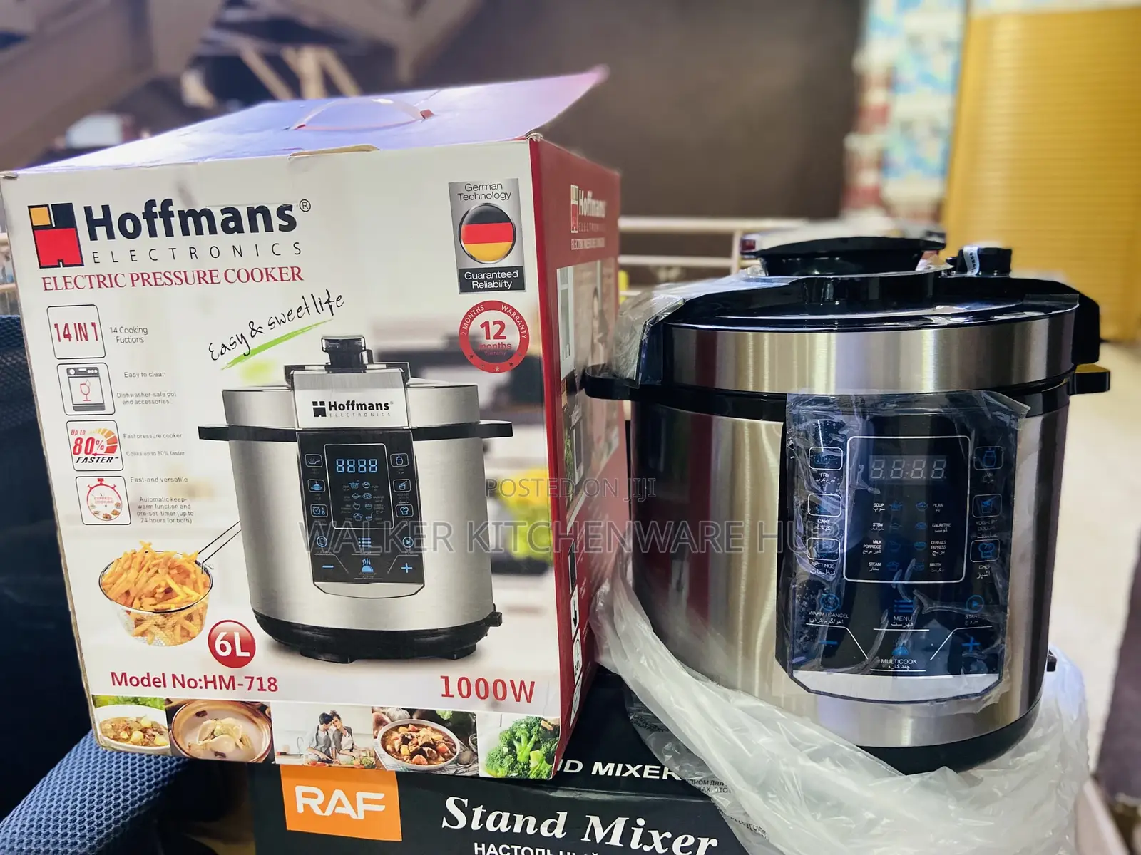 6.0l Hoffmans Electric Multi- Pressure Cooker