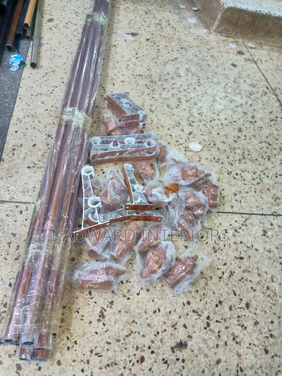 Plastic Curtain Rods and Accessories