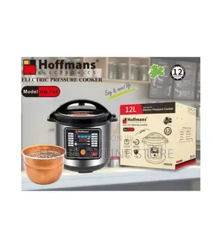 Hoffmans 12L Electric Multifunction Pressure Cooker - Silver