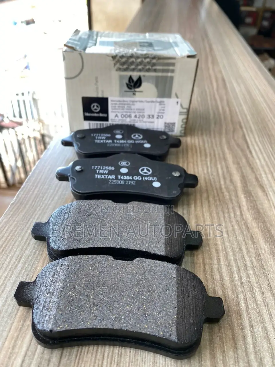 Rear Brake Pads Mercedes Benz W166 Bluetec