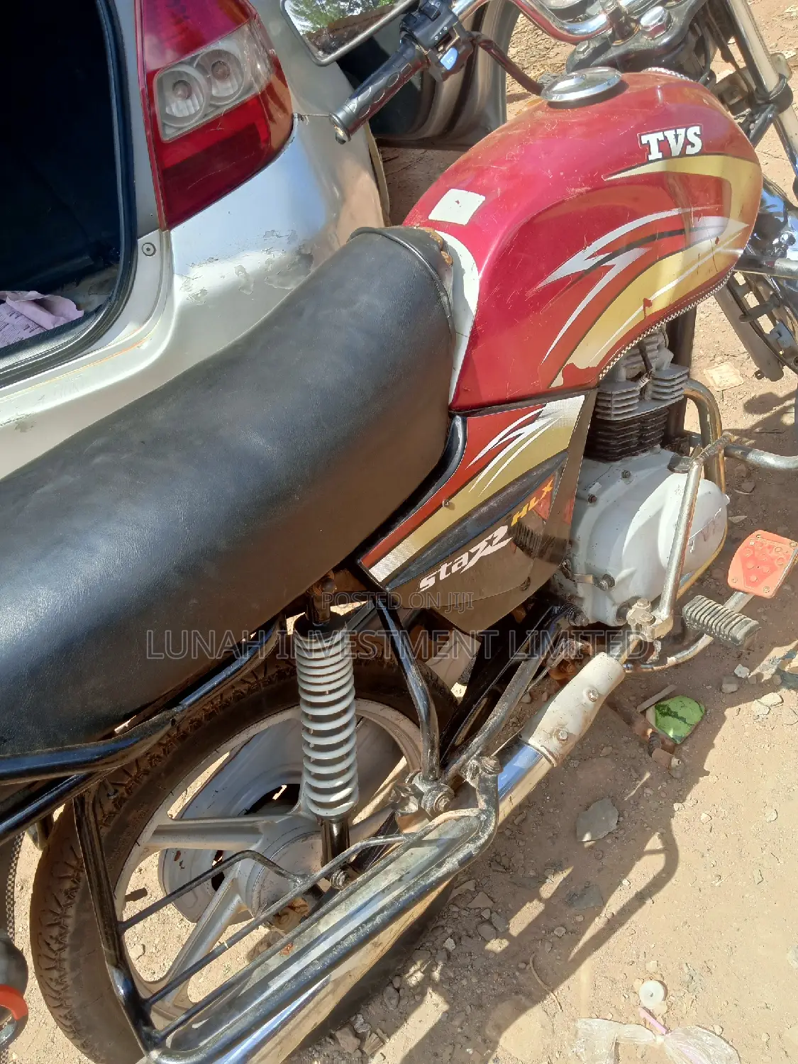 TVS XL 100 2022 Red