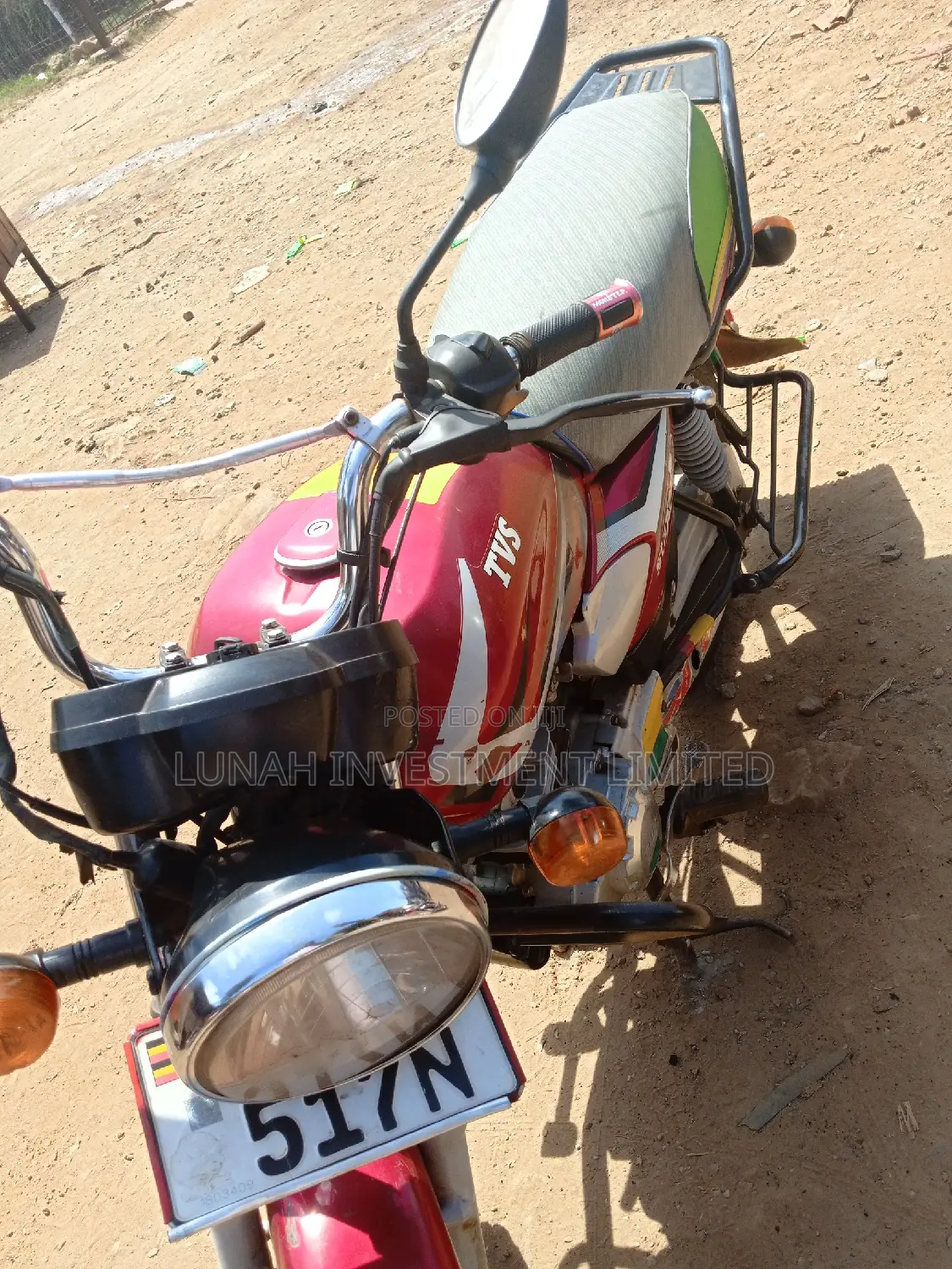 TVS HLX 125 2023 Red