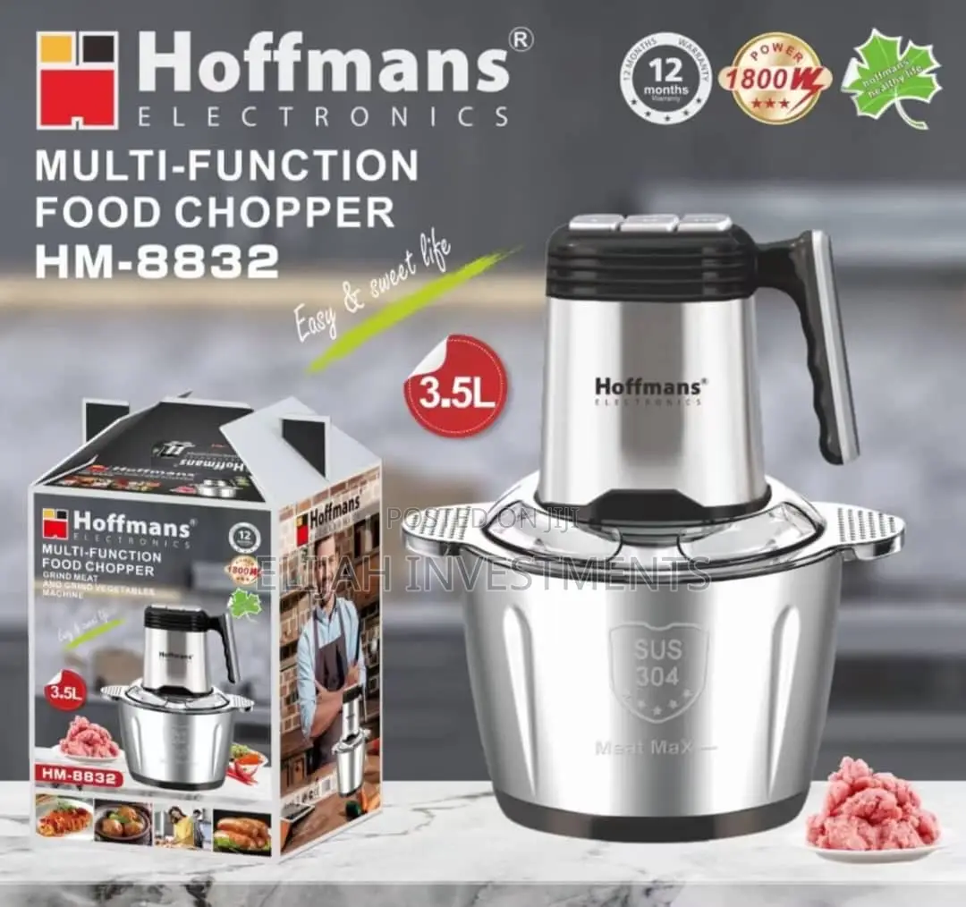 Hoffmans 3.5L Multifunction Food Chopper - Silver