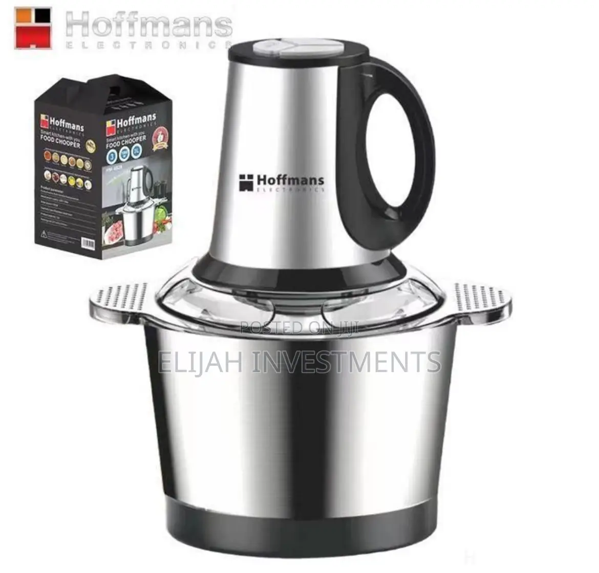 Hoffmans 3.5L Multifunction Food Chopper - Silver