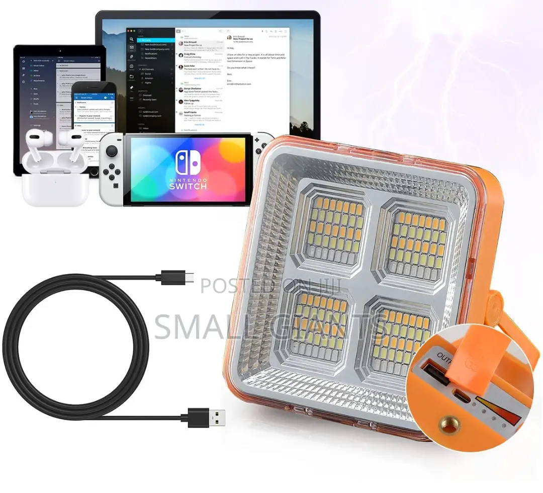 60W Portable Solar Flood Light