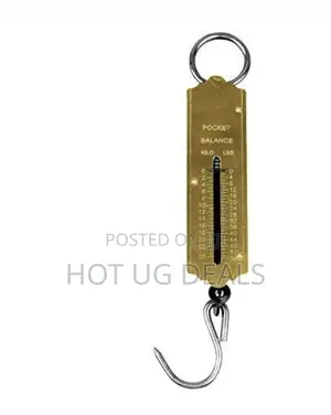Photo - 25kg Newton Spring Pocket Weighing Scale - Gold