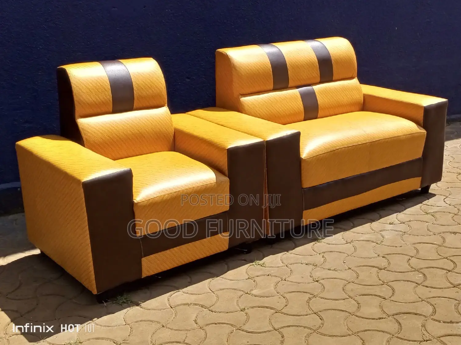 Wonderful Three Seater Sofa Set