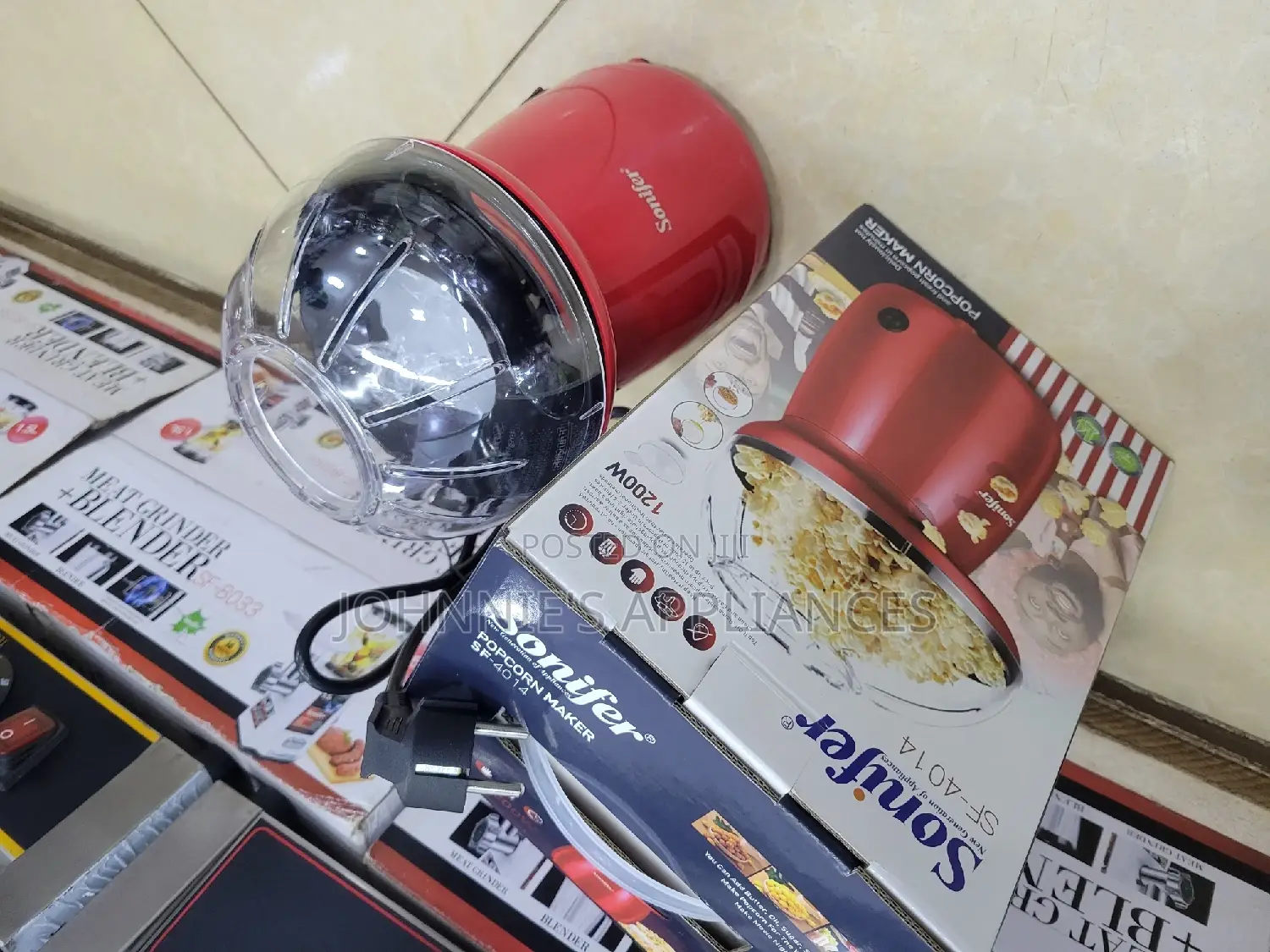 Sonifer Electric Popcorn Maker Machine 1200wats