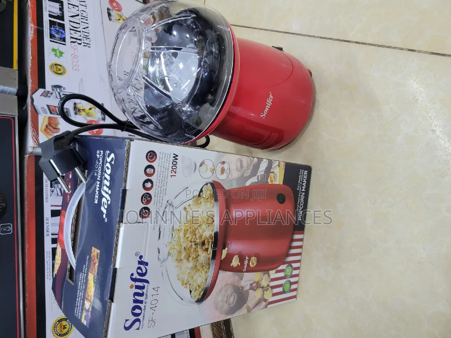 Sonifer Electric Popcorn Maker Machine 1200wats