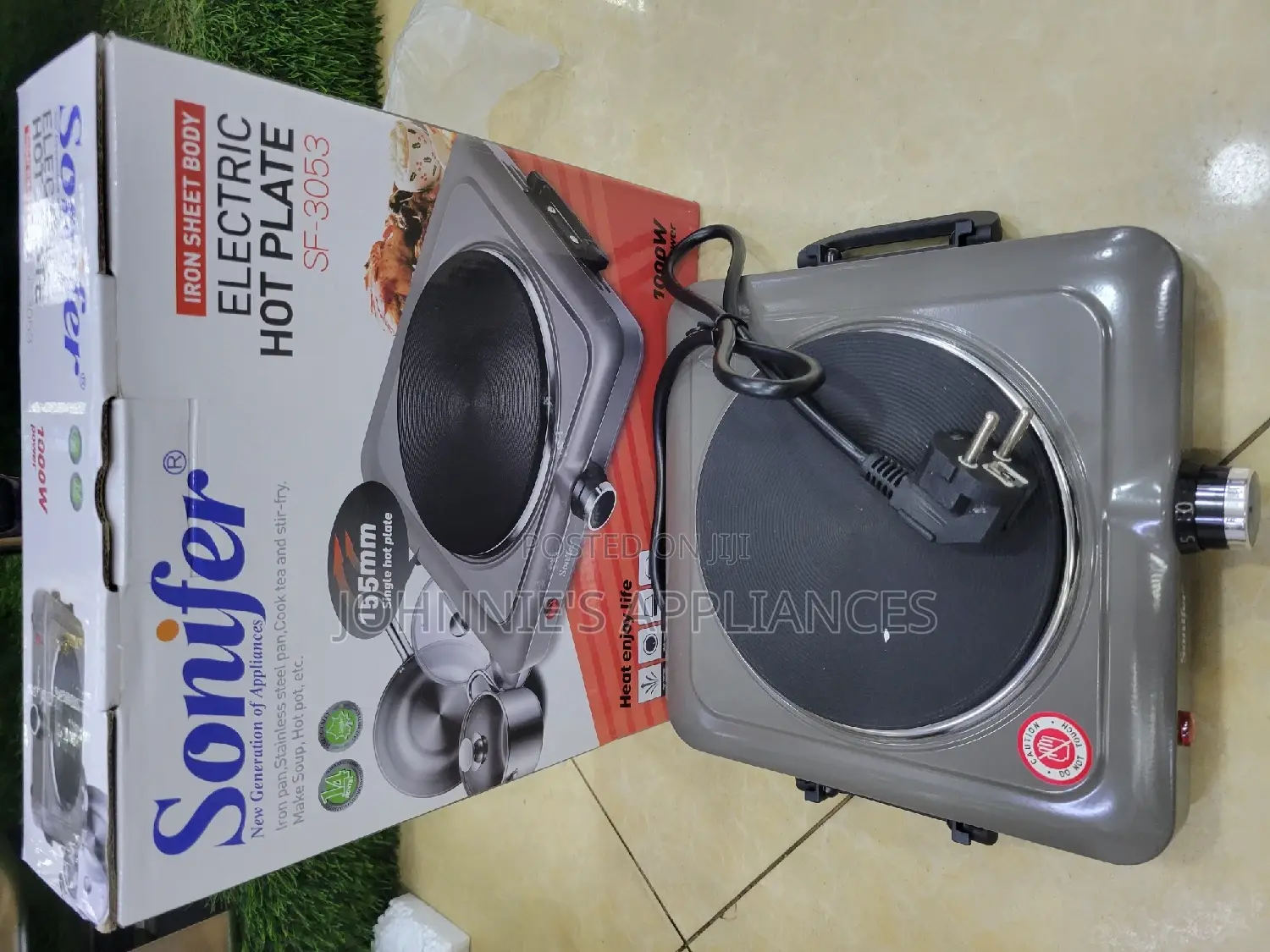 Sonifer Electric Single Hot Plate Solid