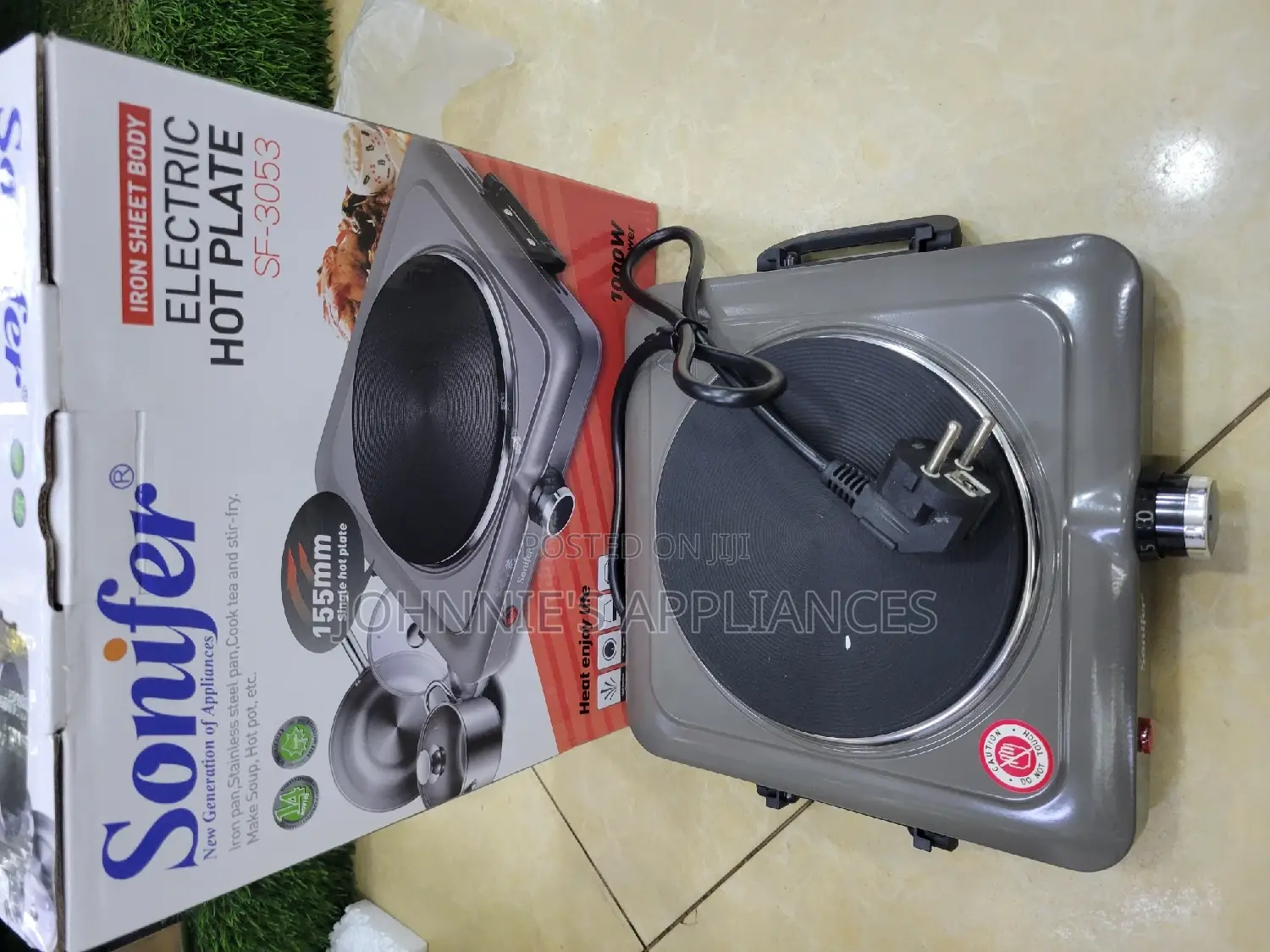 Sonifer Electric Single Hot Plate Solid