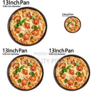 Black Pizza Tray
