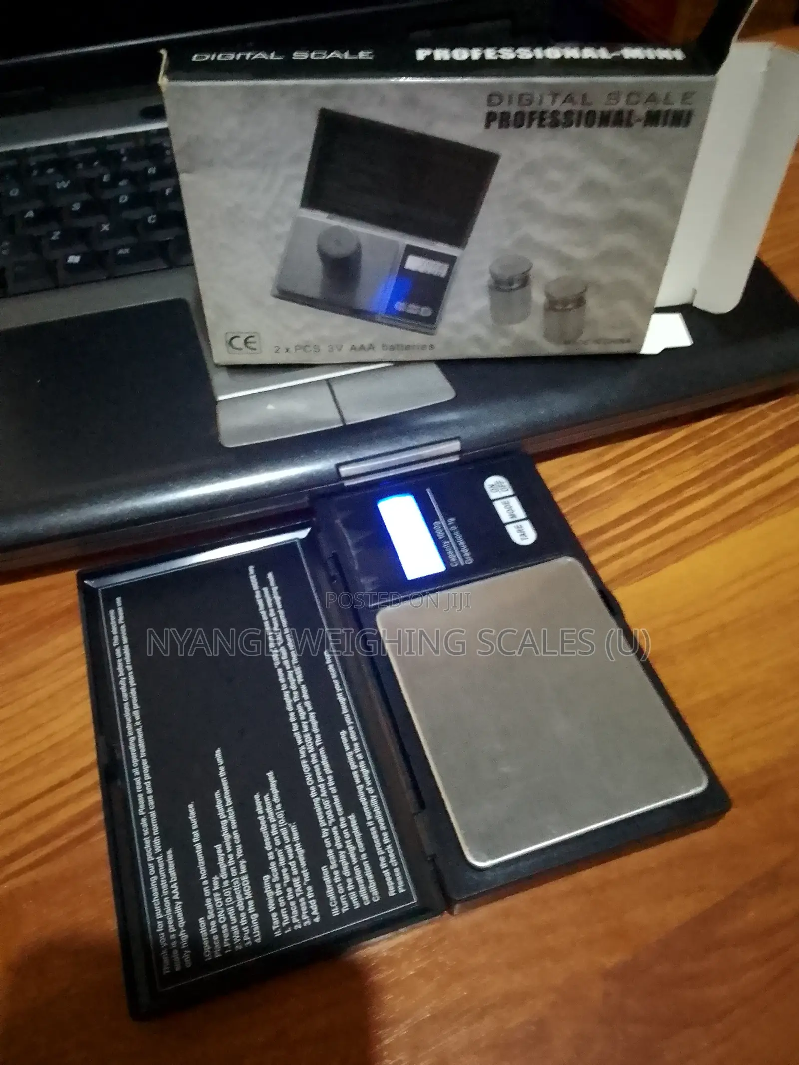 Hot Sale Weighing Scale 1kg/0.1g Portable Weigh Pocket Weighing Scale