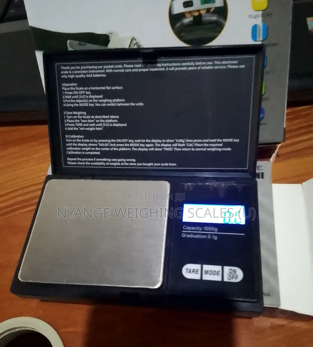 1000g/0.1g Weighing Scale Portable Weigh Digital Micro Weighig Scale