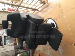 Big Black Saloon Chair