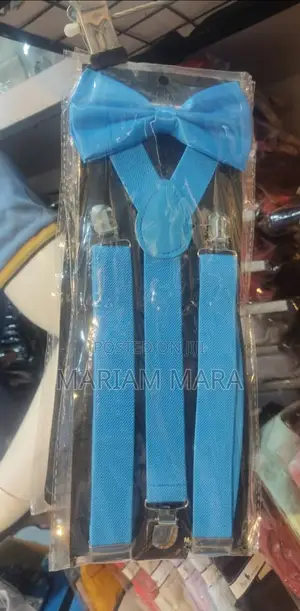Suspender With Bow Tie for Men