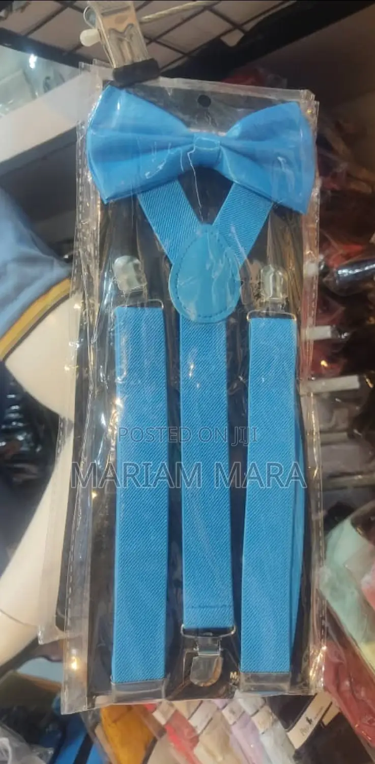 Suspender With Bow Tie for Men