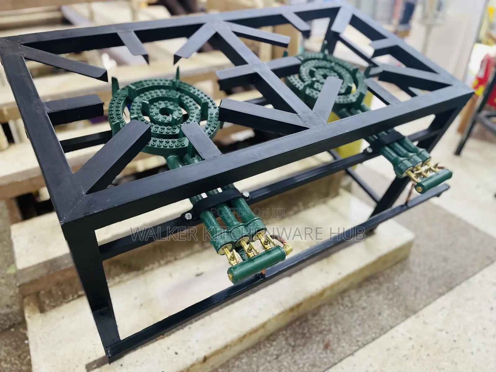 Classic Industrial Gas Double Burner