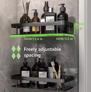Mettalic Bathroom Shelves Set