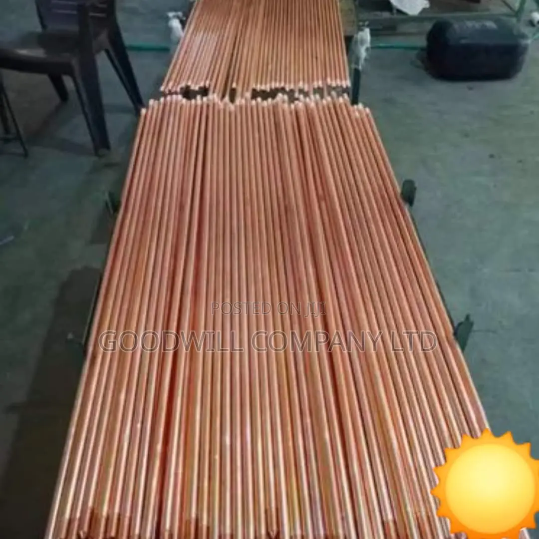 Earth Rod Pure Copper Earthing Material 100%