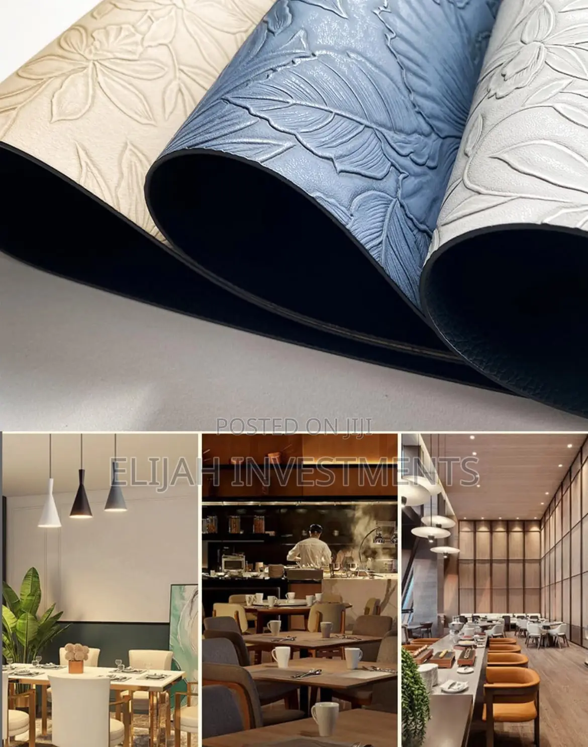 12 PCS Non-Slip Place Mat 4 Dining Room Set