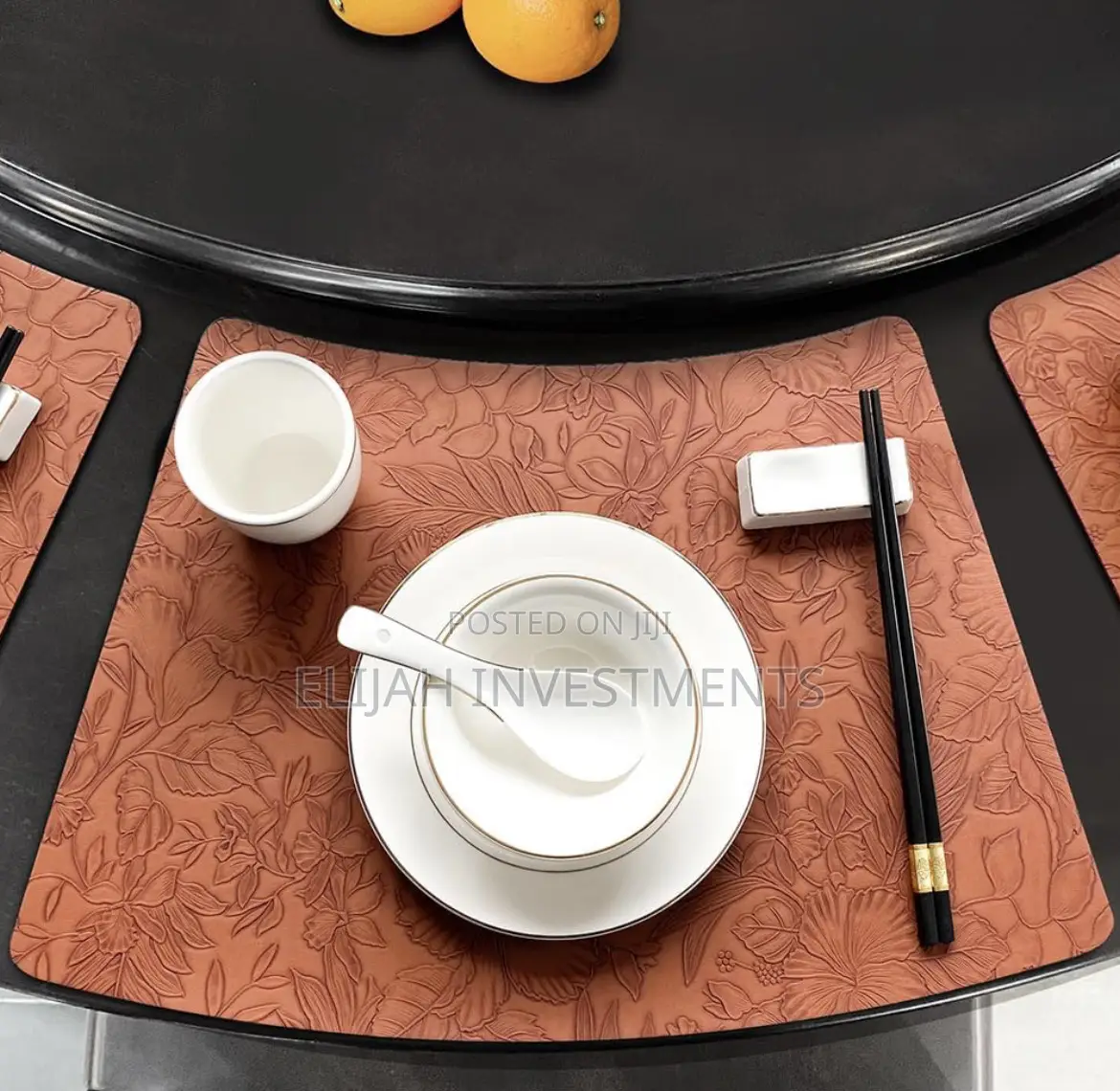 12 PCS Non-Slip Place Mat 4 Dining Room Set