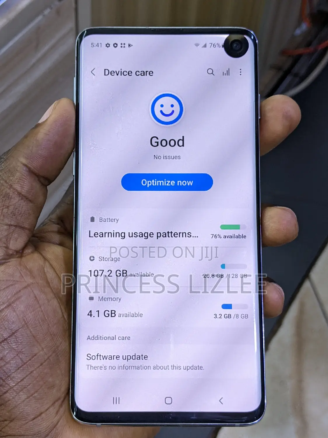 Samsung Galaxy S10 128 GB Blue