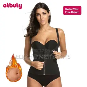 Double Control Body Shaper Tummy Fat Burning Waist Trainer