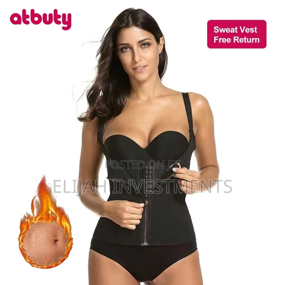 Double Control Body Shaper Tummy Fat Burning Waist Trainer